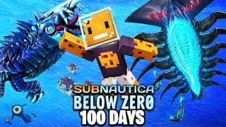 I Survived 100 Days on SUBNAUTICA Below Zero