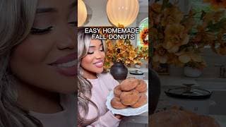 My daughter had a bad day so I did this…🍩 Homemade donuts #momlife #fallbaking #easyrecipe #DIY
