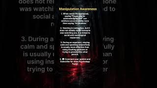 Manipulation Awareness: 3 Psychology Facts to Stay Calm & Protect Yourself