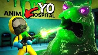 Me DISFRACÉ de HAZMAT para DERROTAR a la NUEVA ANOMALIA en el Hospital de Animales (Roblox)