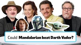 'Mandalorian and Grogu' Cast Answer The 50 Most Searched Star Wars & Mandalorian Questions