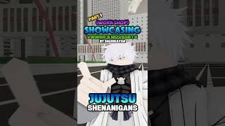 JJS Showcasing Movesets Part 1 (Jujutsu Shenanigans) #jujutsushenanigans #jjs #roblox