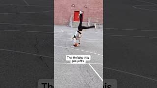 The Knicks shooting in the playoffs