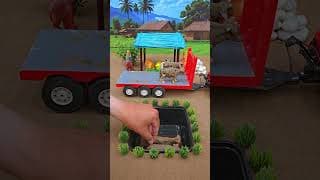 Diy mini tractor video mini water pump science project #shorts #ytshorts #tractor #diyprojects