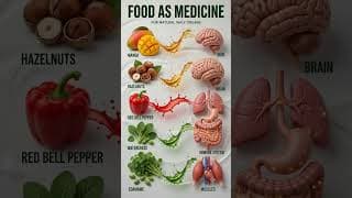 Food As Medicine | Best Foods for Skin Brain Digestion Immunity Blood & Muscles #shorts