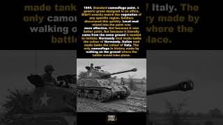 The best camouflage for war vehicles wasn't army paint but local mud