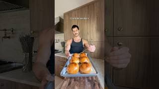 Making Crème Brûlée Buns