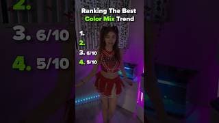 Ranking the best color mix trend videos