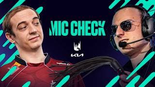 Today we're speaking German, ok? | Kia Mic Check | LEC Summer 2026