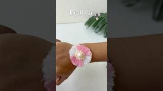 Diy Rakhi Making #shorts #rakhimaking #rakshabandhan #handmade #craftideas #artshorts #viral