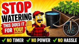 No Drip Irrigation? Try This DIY Self-Watering System!