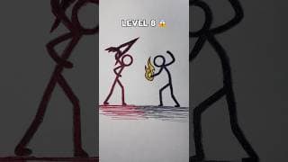 How to Draw Stickman in Different Levels Part 46 ✨
