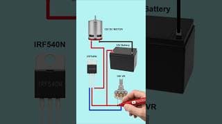 Control a 12V DC Motor Speed with One Knob ⚡