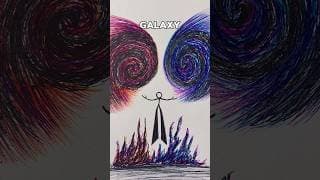 How to draw stickman with ( fire, water, light, air, electricity, souls, thunder,galaxy )✨