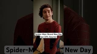 Spider-Man Brand New Day but 23% Smarter 🍿 #spiderman #brandnewday #marvel #comedy