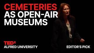 The secret language of tombstones | Danielle Gagne | TEDxAlfred University