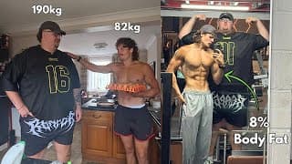 190KG man attempts my LOCKED IN diet & training regime