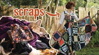 Turning 7 years of scraps into the patchwork dress of my dreams