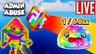 Kick a Lucky Block AND Slime RNG Admin Abuse LIVE!