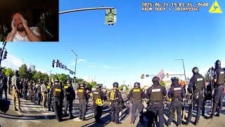 These “peaceful” protesters had no idea..