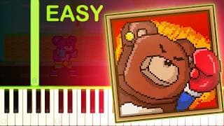 The Road | SUPER BEAR ADVENTURE ARCADE FIGHTERS - EASY Piano Tutorial