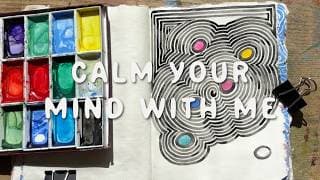 Turn Anxiety Into Art: No Cuts, Restorative Zen Garden Painting