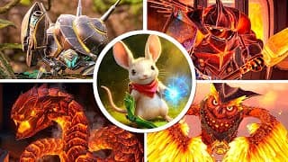 MOSS THE FORGOTTEN RELIC All Bosses + Endings [4K60FPS]