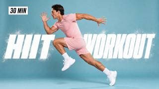 30 Min Full Body HIIT Workout For Fat Burn & Cardio (No Equipment, at Home)