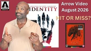 Arrow Video August 2026 Titles REACTION!