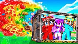 FOOD TSUNAMI vs Doomsday Bunker!