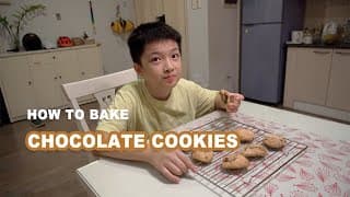 Baking cookies