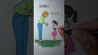 A mother give his daughter a pieces of herself and with it, somethink that will last forever ❤️