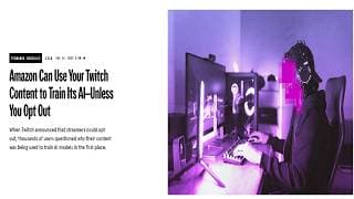 New Twitch AI Garbage