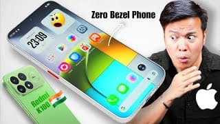 Zero Bezel Phone is here😲, Redmi K Series India Back?, OnePlus Good News, Xiaomi HyperOS 4 FirstLook