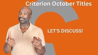 Criterion October Titles REACTION!