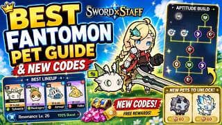 BEST Fantomon Pet Guide & NEW Codes Sword x Staff Global Launch