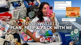 PLAN, PREP & PACK FOR DISNEY✨ packing lists, day by day itinerary, disney outfits, to-do's & more!