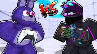 KEYBOARD PRO vs CONTROLLER PRO in Roblox Rivals!