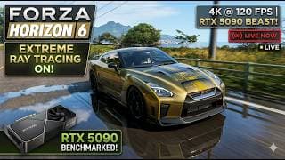 Forza Horizon 6 Extreme Ray Tracing 4K Live Stream | RTX 5090 | R9 9950X3D