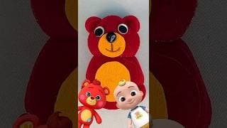 CoComelon Crafts! My Bestie Bear, BOBA! 🧸 Easy DIY for Kids ✂️🖌️
