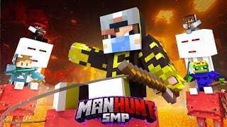 I Became *The Nightmare* of Manhunt SMP in Minecraft