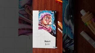 yuji itadori pen drawing jujutsu kaisen #anime #art #pendrawing #jujutsukaisen #yuji #fanart #short