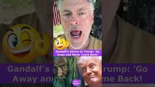 Gandalf’s Advice to Trump: 'Go Away and Never Come Back!' #donaldtrump #impressions #lewismacleod