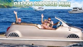MUM’S NEW FAVOURITE Tenerife Excursion! 🇮🇨 We Drove a FIAT 500 BOAT! 🚤😱