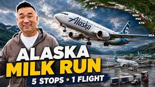 I Flew Alaska Airlines’ 5-Stop Milk Run — Here’s What Happened