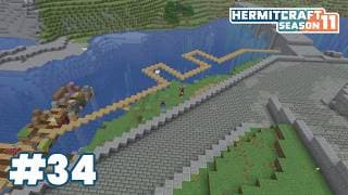 Being neighborly with @PearlescentMoon! Sulphur island escape!  — HermitCraft 11: ep 34