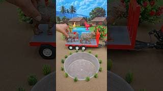 Diy mini tractor video mini water pump science project machine #ytshorts #cartoon #tractor