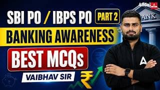 Banking Awareness for SBI PO & IBPS PO 2026 | Top MCQs | By Vaibhav shrivastava