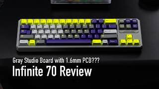 Gray Studio Infinite 70 — Finally with 1.6mm PCB