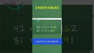 Multiplication Hacks Everyone Should Know! #math #maths #shorts #multiplication